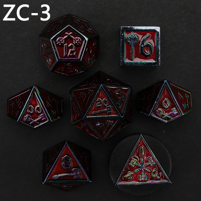 Aanpasbaar polyhedraal dobbelsteen set rollenspel dobbelsteen spel RPG Dungeon en Dragon dobbelsteen set bordspel