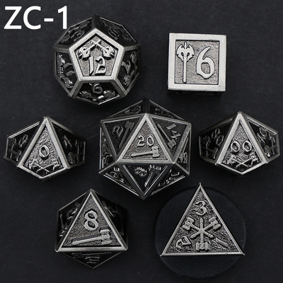 Aanpasbaar polyhedraal dobbelsteen set rollenspel dobbelsteen spel RPG Dungeon en Dragon dobbelsteen set bordspel
