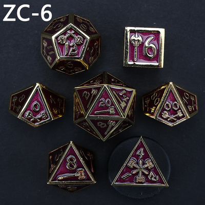 Aanpasbaar polyhedraal dobbelsteen set rollenspel dobbelsteen spel RPG Dungeon en Dragon dobbelsteen set bordspel