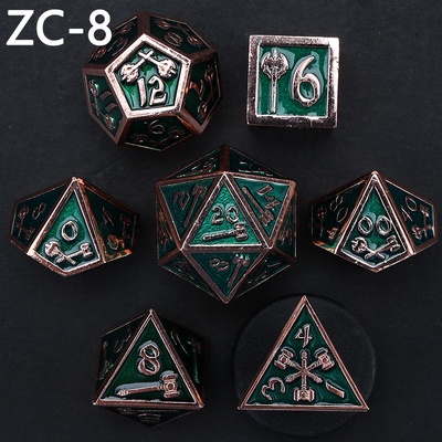 Aanpasbaar polyhedraal dobbelsteen set rollenspel dobbelsteen spel RPG Dungeon en Dragon dobbelsteen set bordspel