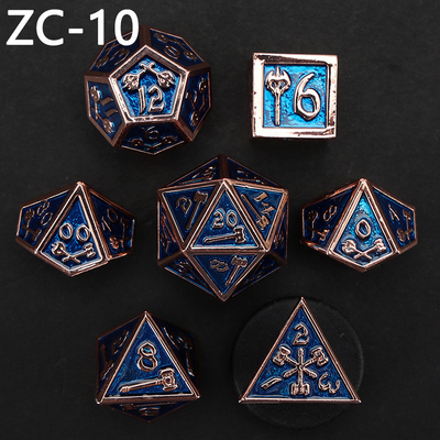 Aanpasbaar polyhedraal dobbelsteen set rollenspel dobbelsteen spel RPG Dungeon en Dragon dobbelsteen set bordspel