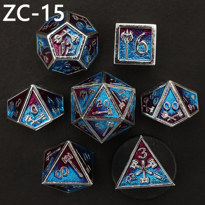 Aanpasbaar polyhedraal dobbelsteen set rollenspel dobbelsteen spel RPG Dungeon en Dragon dobbelsteen set bordspel