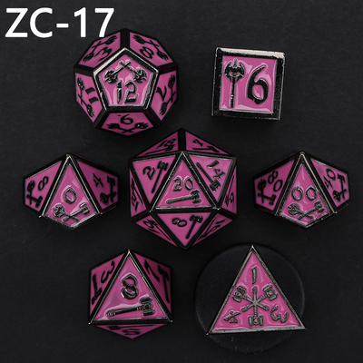 Aanpasbaar polyhedraal dobbelsteen set rollenspel dobbelsteen spel RPG Dungeon en Dragon dobbelsteen set bordspel