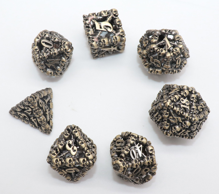 Luxe Geurloze Uiterst kleine dobbelt Polyhedral Bulk Veelkleurige D10 D12 D20
