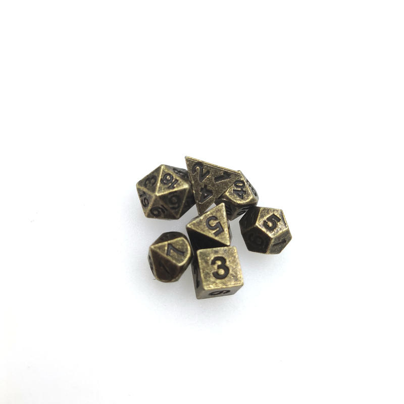 Tafel of kaartspel Mini Polyhedraal dobbelstenen spel Dungeons And Dragons Hand gesneden
