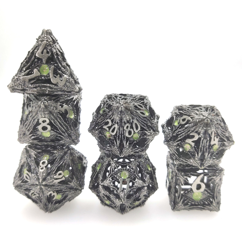 Dobbelstenen Slijtvaste randhars Draagbaar voor Shadow Run Dungeons and Dragons RPG