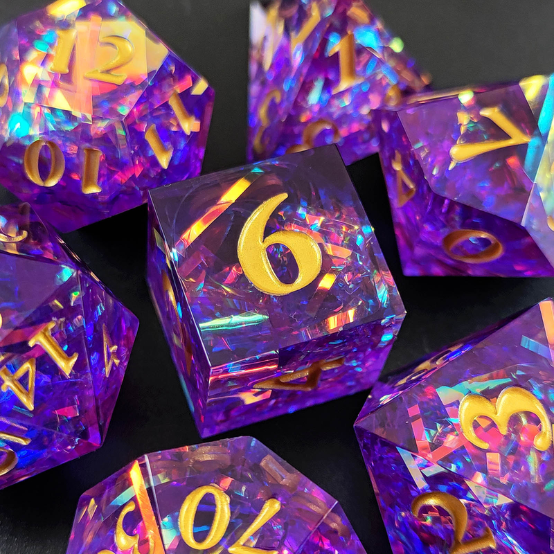 Kleurstrook Multi Faceted Hars Dice Poort Dungeon And Dragon DND#COC