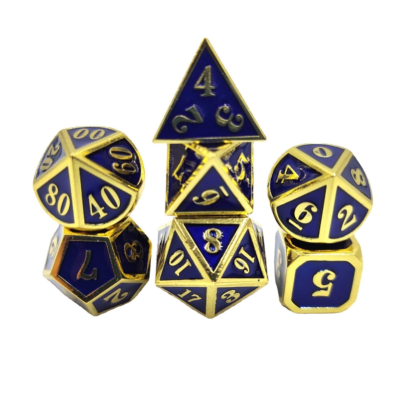 DND RPG Mini Metal Dice Running Groepspel Voor Border Games Multi -Face