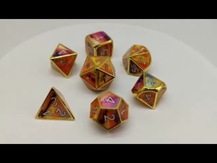 Hand die Mini Polyhedral Dice Set Sturdy Multifunctioneel voor Giften malen