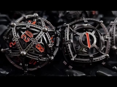 Geluidsperlen hol metalen dobbelstenen DND draak en kerker COC