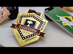 Marathon metaal medaille kan worden aangepast voor gratis ontwerp