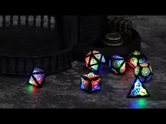 LED oplaadbaar voetbal tafelspel Multi-Faced Dice Set