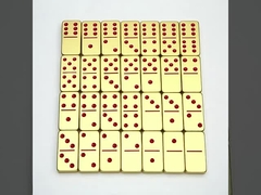 Polyhedral het metaal dobbelt